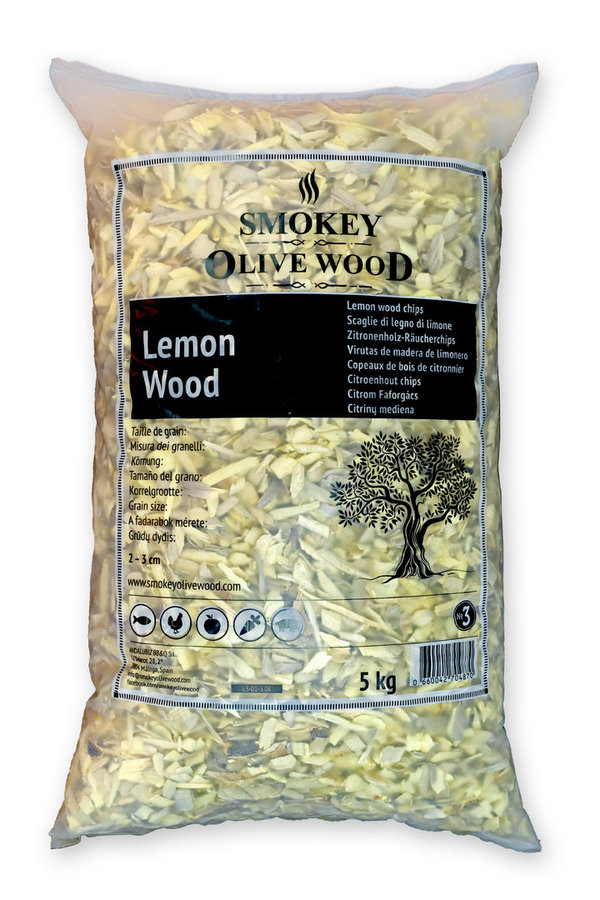Smokey Olive Wood - Citronenholz Räuchespäne Nº3 (5kg)