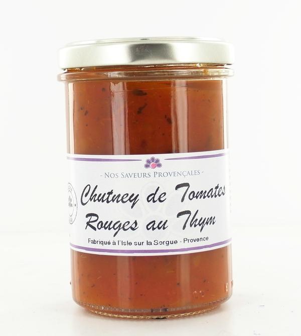 Nos Saveurs Provençales - Chutney de Tomates au Thyme - Thymian- & Tomatenchutney