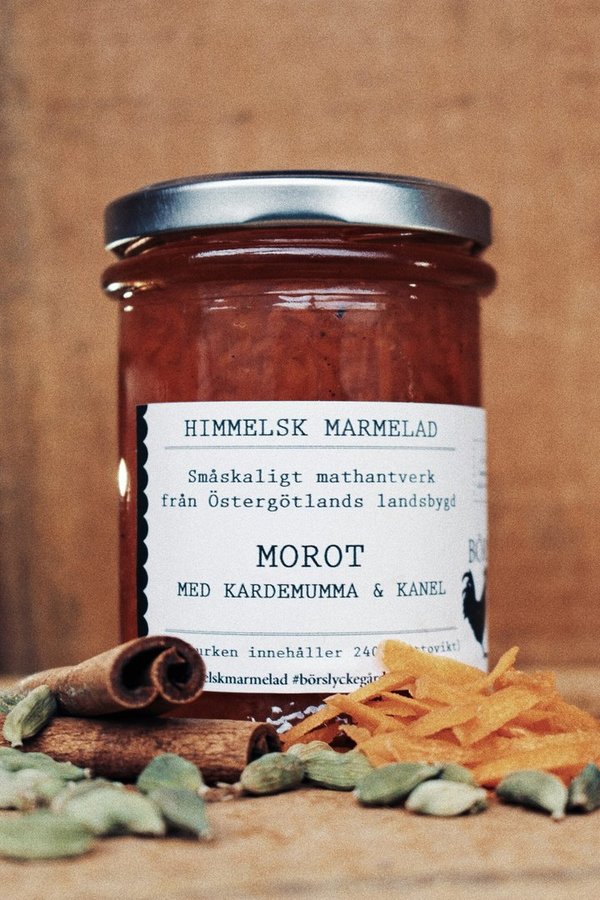 Börslycke Gård - Marmelad Morot med kardemumma & kanel - Karotte mit Kardamom und Zimt